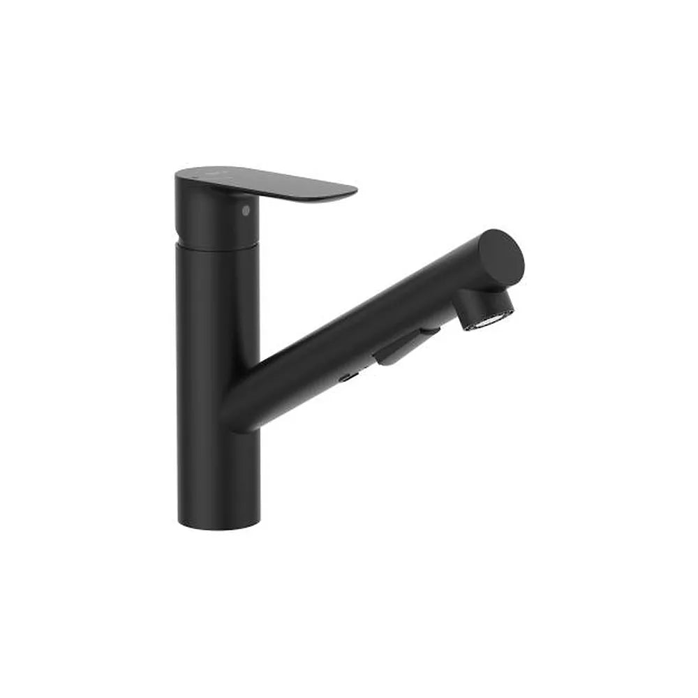 Grifería para Cocina con Caño Curvo Giratorio Ducha Extraíble 2 Funciones Cold Start Roca - Vista 1