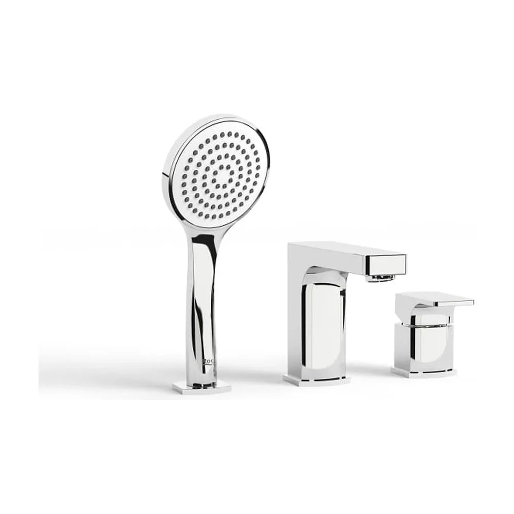 Grifería de repisa para baño ducha con caño central 197 mm monomando cromado Roca - Vista 1
