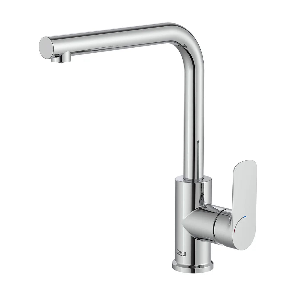Grifería para cocina monomando con caño curvo giratorio acabado cromado Roca - Vista 2
