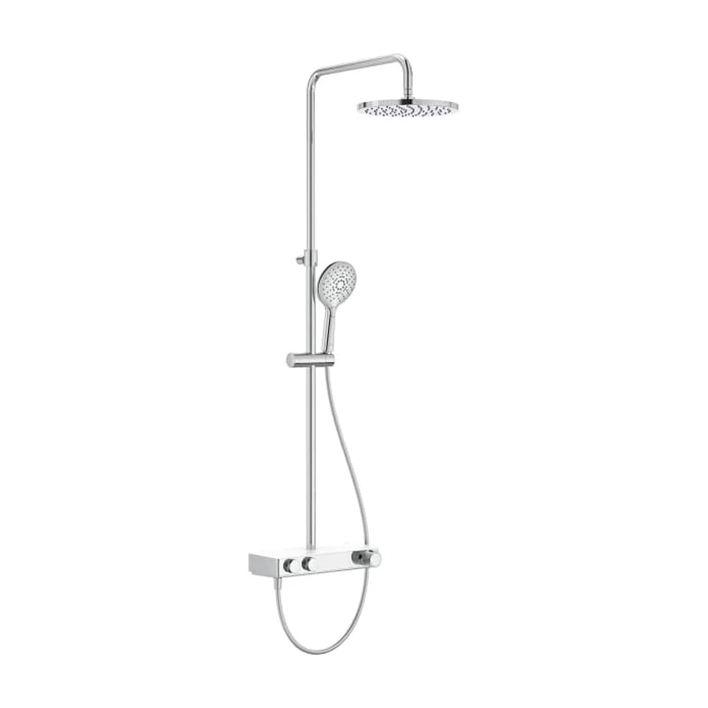 Columna de Ducha Termostática con Repisa Altura Regulable y Rociador Circular de 25 cm Roca - Vista 1