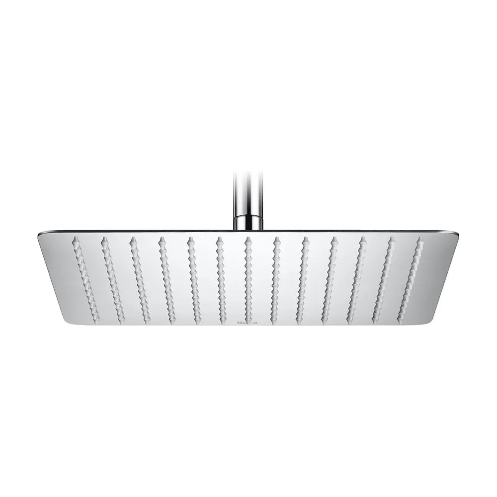 Rociador cuadrado orientable de acero inoxidable cromado 20x20 cm Roca - Vista 2