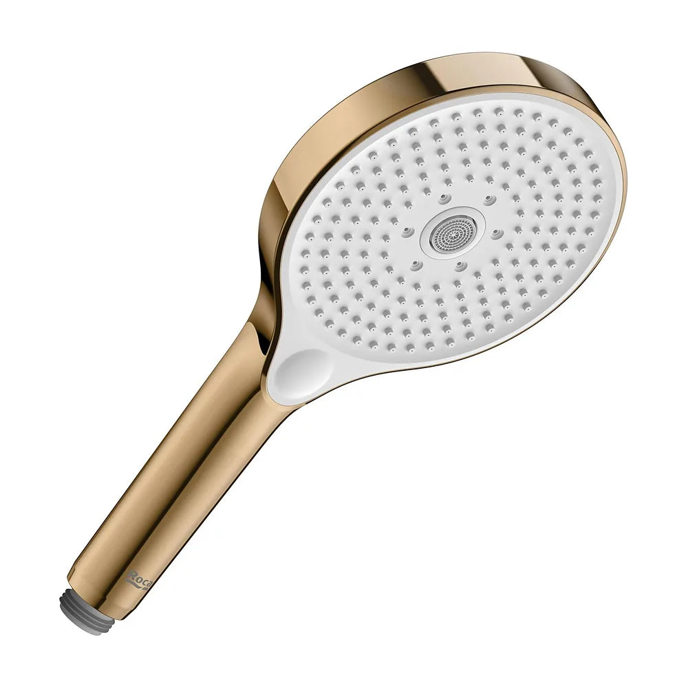 Ducha de Mano Circular con 3 Funciones y Limitador de Caudal 13 cm Roca - Vista 2