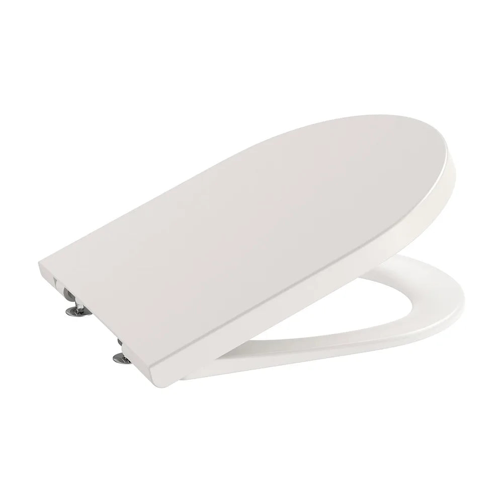 Tapa y Asiento Redondo para Inodoro con Amortiguada 8 Cm Inspira 44x37x3 cm Roca - Vista 2