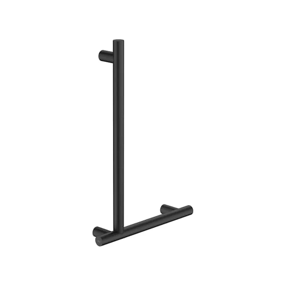 Asa angular de baño 90 grados izquierda para movilidad reducida negro Roca - Vista 1