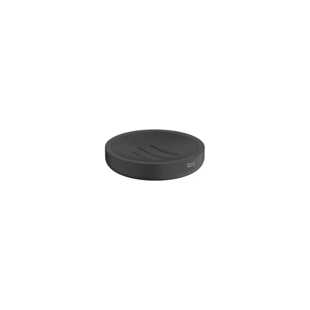 Jabonera de encimera metal negro mate 11x11 cm Roca - Vista 1