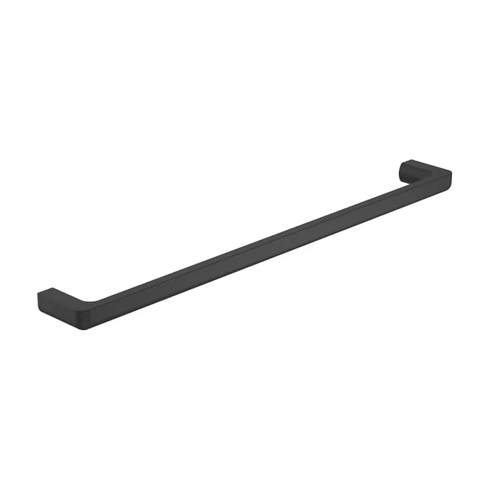Toallero de lavabo 60x7 cm negro mate diseño minimalista Tempo Roca - Vista 1