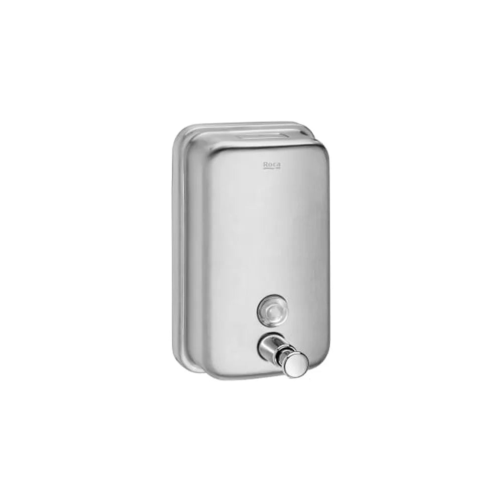 Dispensador de Jabón Líquido Mural 800 Ml Acero Inoxidable Satinado Roca - Vista 1