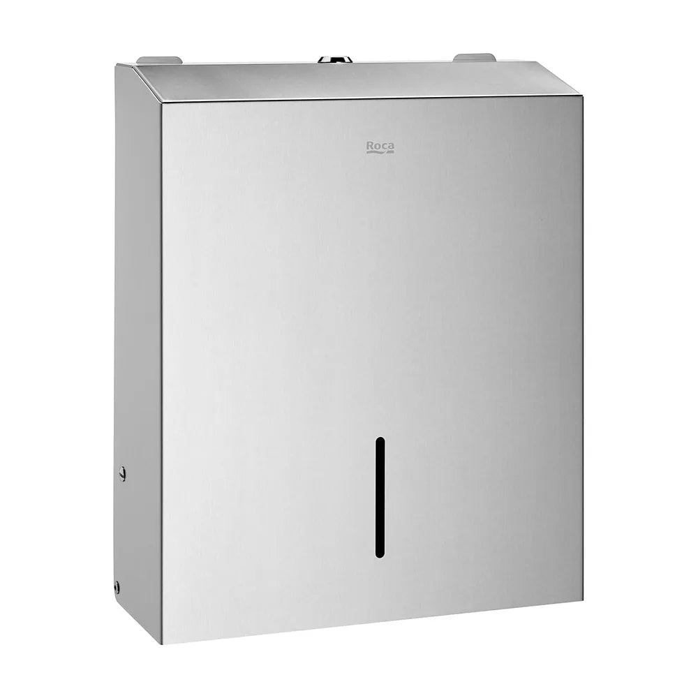 Dispensador Mural de Toallas Capacidad 400-600 Unidades Acero Inoxidable Satinado Roca - Vista 2
