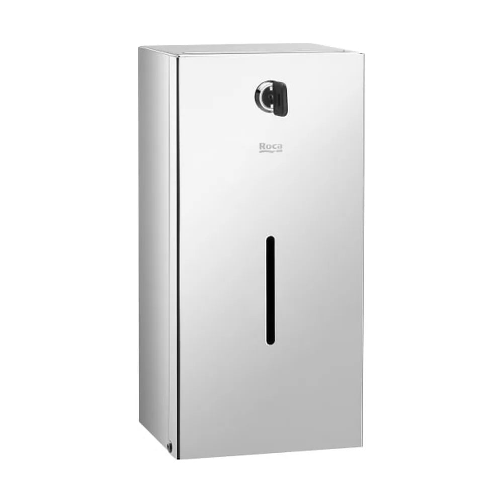 Dispensador mural para papel higiénico 2 rollos acero inoxidable brillo Roca - Vista 1