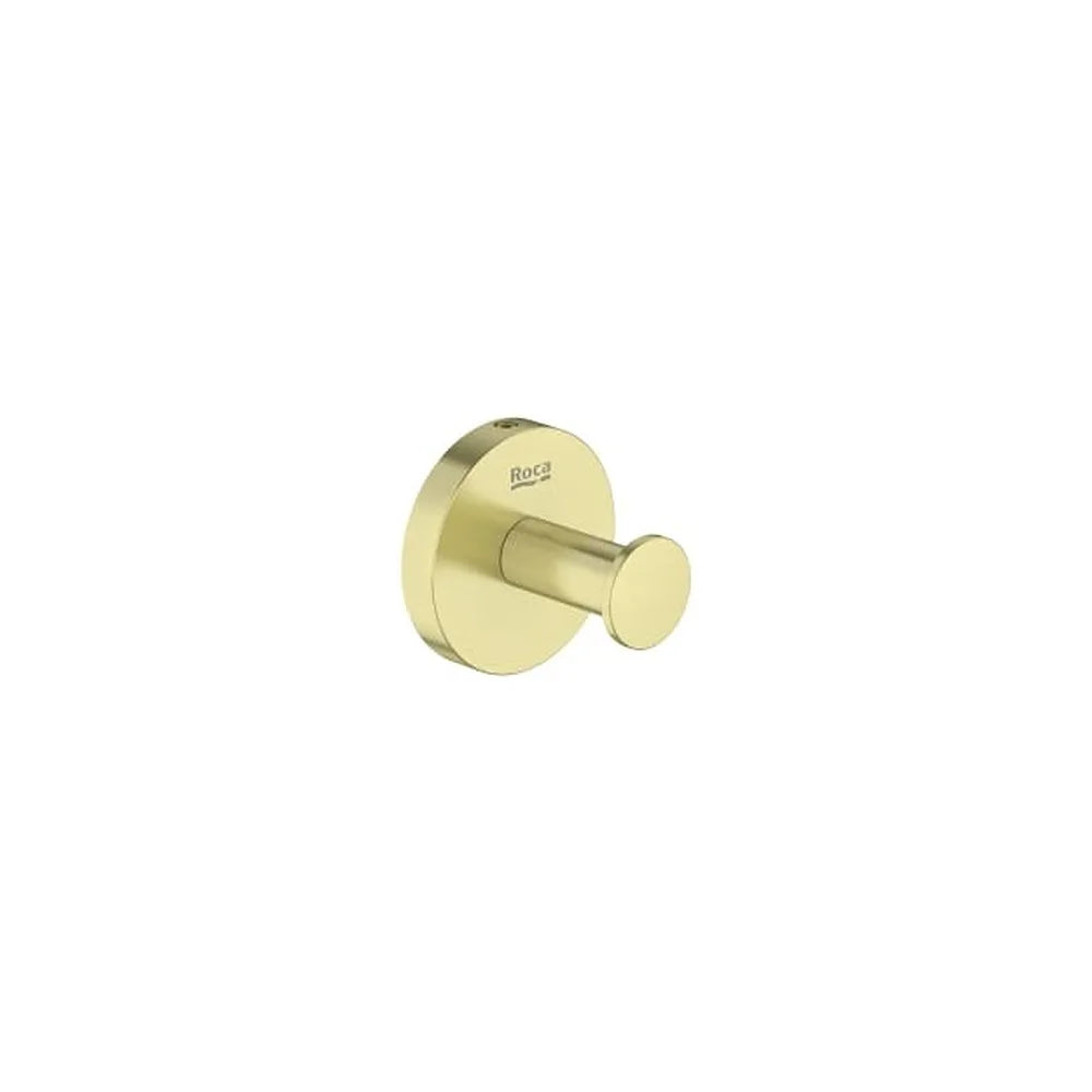 Percha Mural de Metal Oro Cepillado Soporte 10 Kg 5.6x4.8x5.6cm Roca - Vista 1