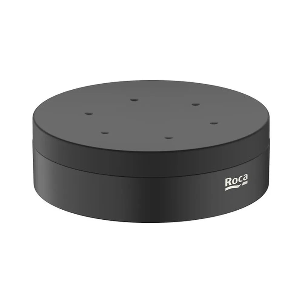 Jabonera de encimera cromada 11x3 5 cm para baño diseño minimalista Roca - Vista 2