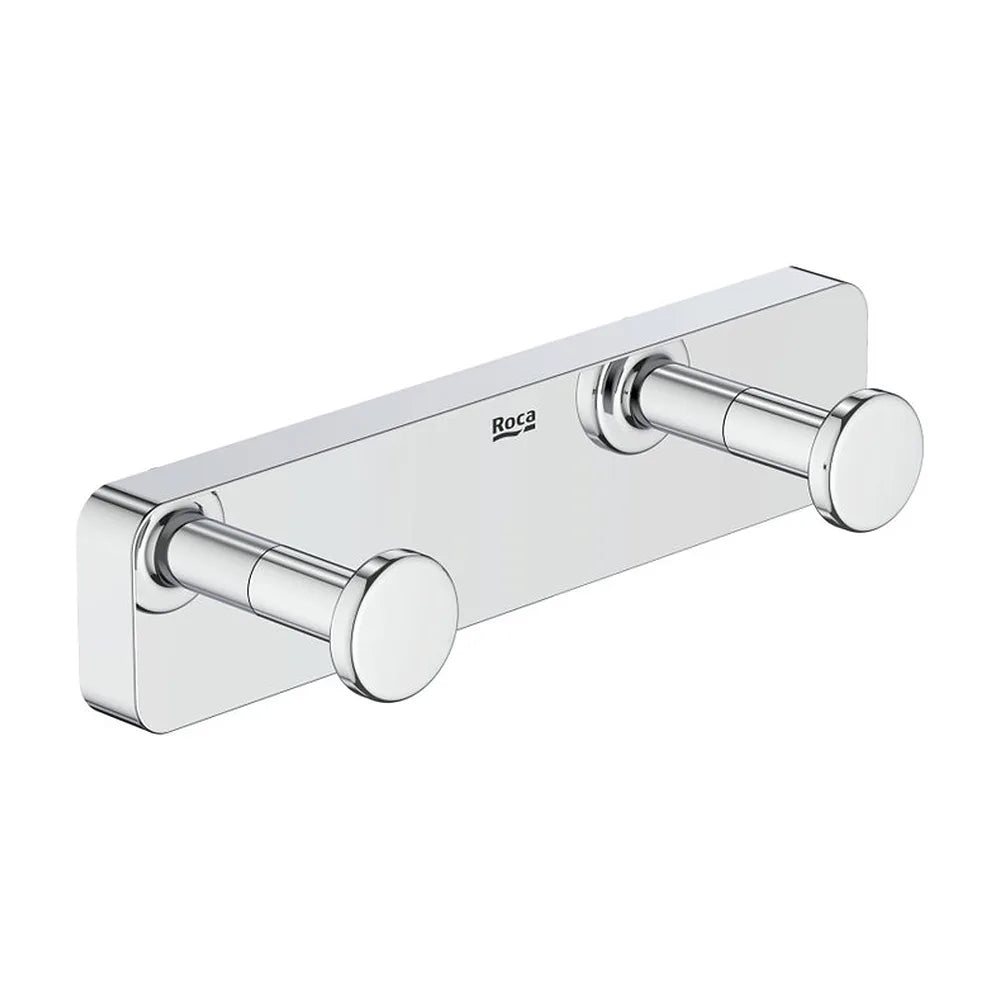 Percha Doble Mural con Instalación Adhesiva O Tornillería 6 Cm Sonata 14x3x3 cm Roca - Vista 2