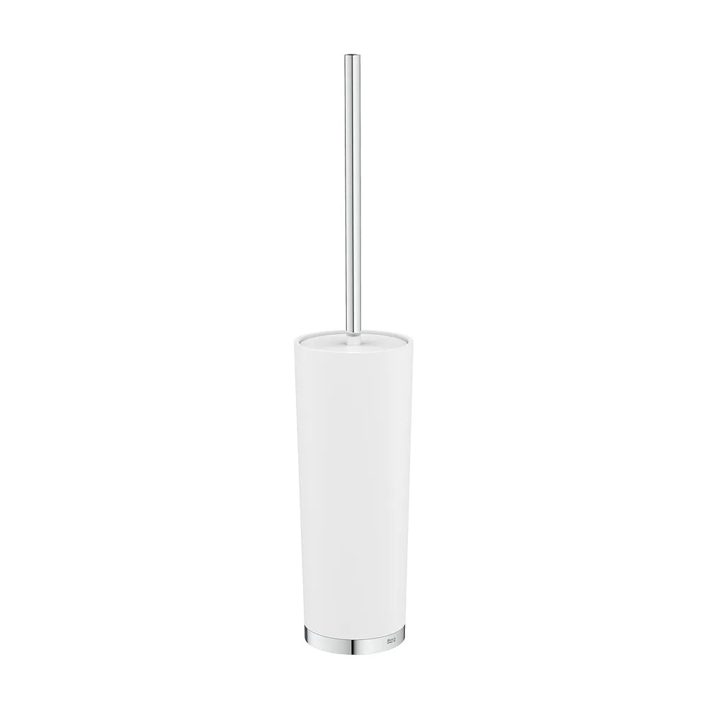Escobillero de suelo cromado negro mate metal 39x8x8 cm Roca - Vista 2