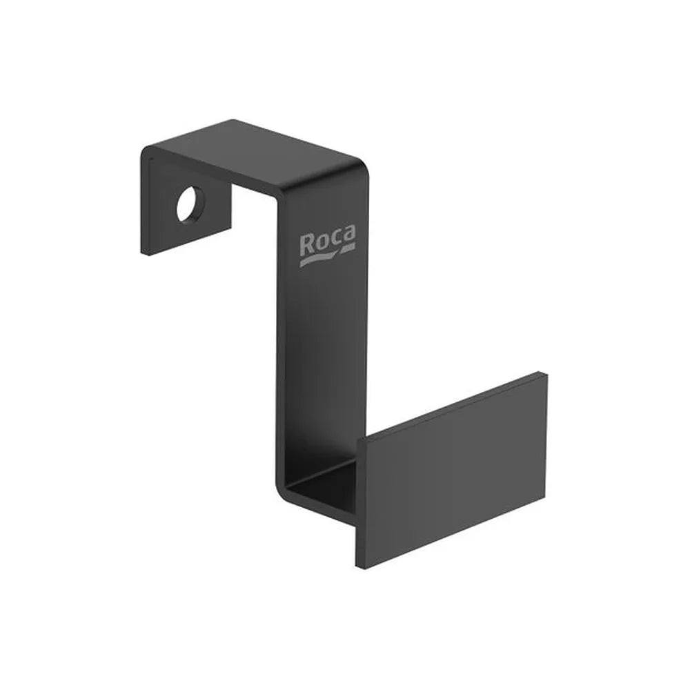 Percha para mueble acero inoxidable negro mate 40x59x50 mm Roca - Vista 2