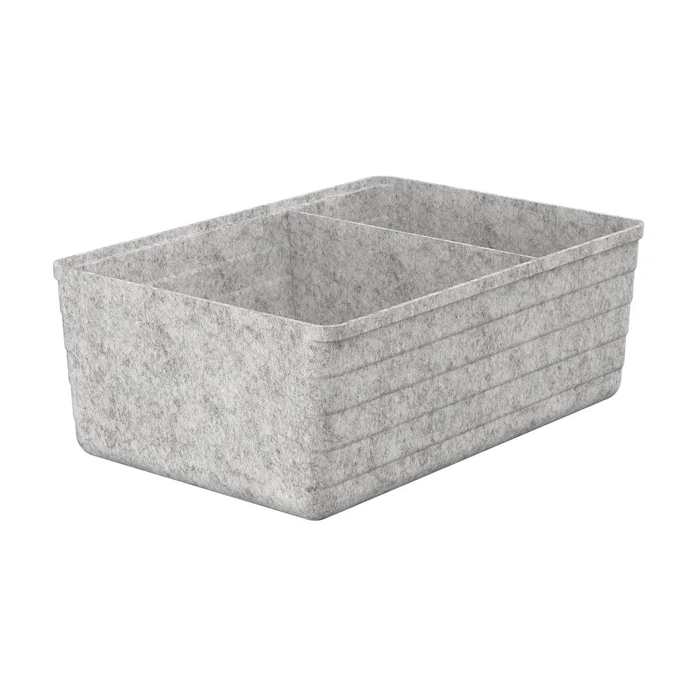 Caja organizadora de corcho reciclado 48x30x18 cm para baño sostenible Roca - Vista 2