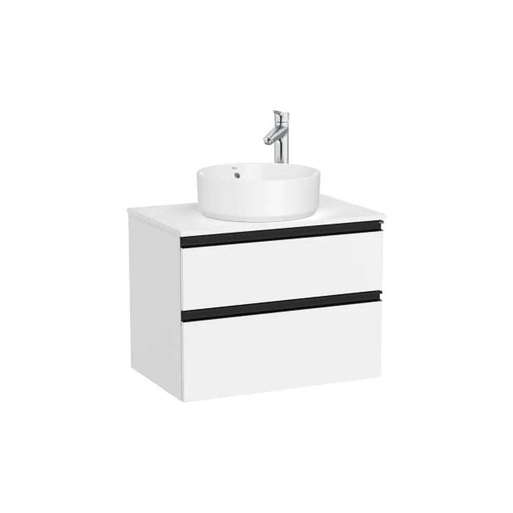 Mueble base suspendido dos cajones para lavabo sobre encimera 60x46x54 cm Roca - Vista 1