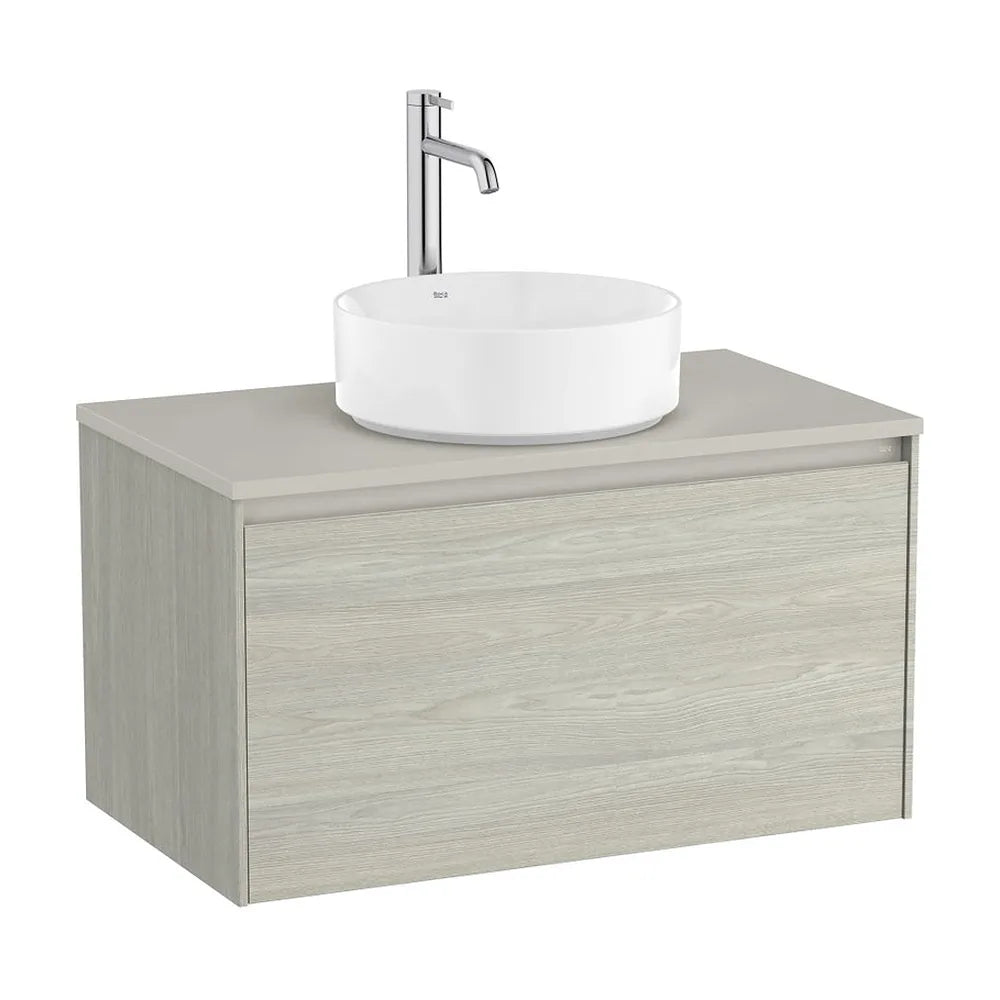 Mueble base suspendido un cajón para lavabo sobre encimera 79x45x44 cm Roca - Vista 2
