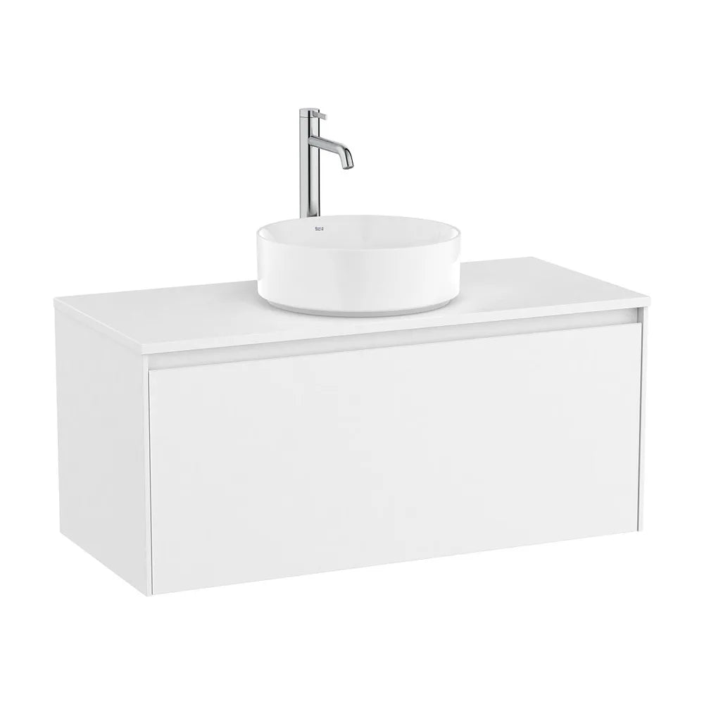 Mueble base suspendido un cajón para lavabo sobre encimera 99x45x44 cm Roca - Vista 2