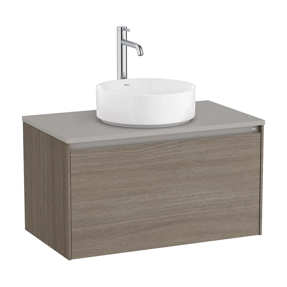Mueble base suspendido con un cajón para lavabo sobre encimera 79x45x44 cm Roca - Vista 2