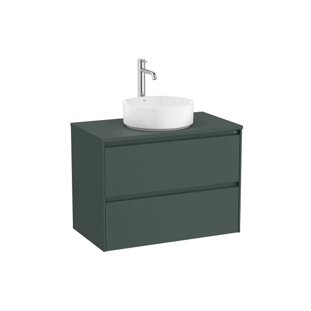 Mueble base suspendido dos cajones para lavabo sobre encimera 79x45x58 cm Roca - Vista 1