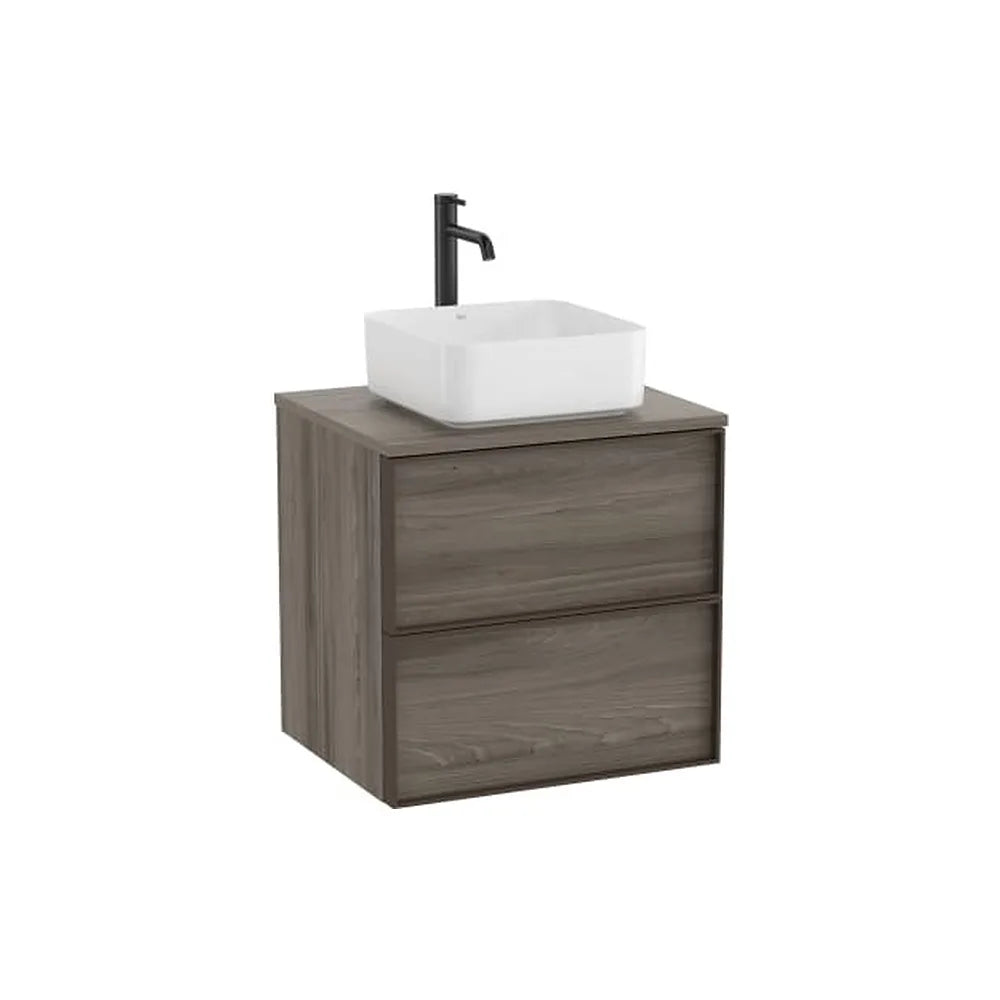 Mueble base suspendido dos cajones para lavabo encimera 60x49x58 cm Roca - Vista 1