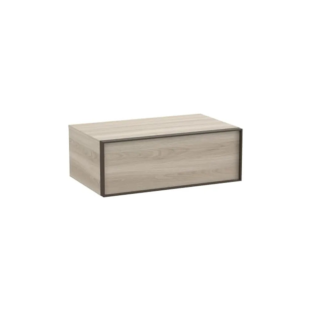 Mueble auxiliar suspendido un cajón 78x48x28 cm pino blanco Roca - Vista 1