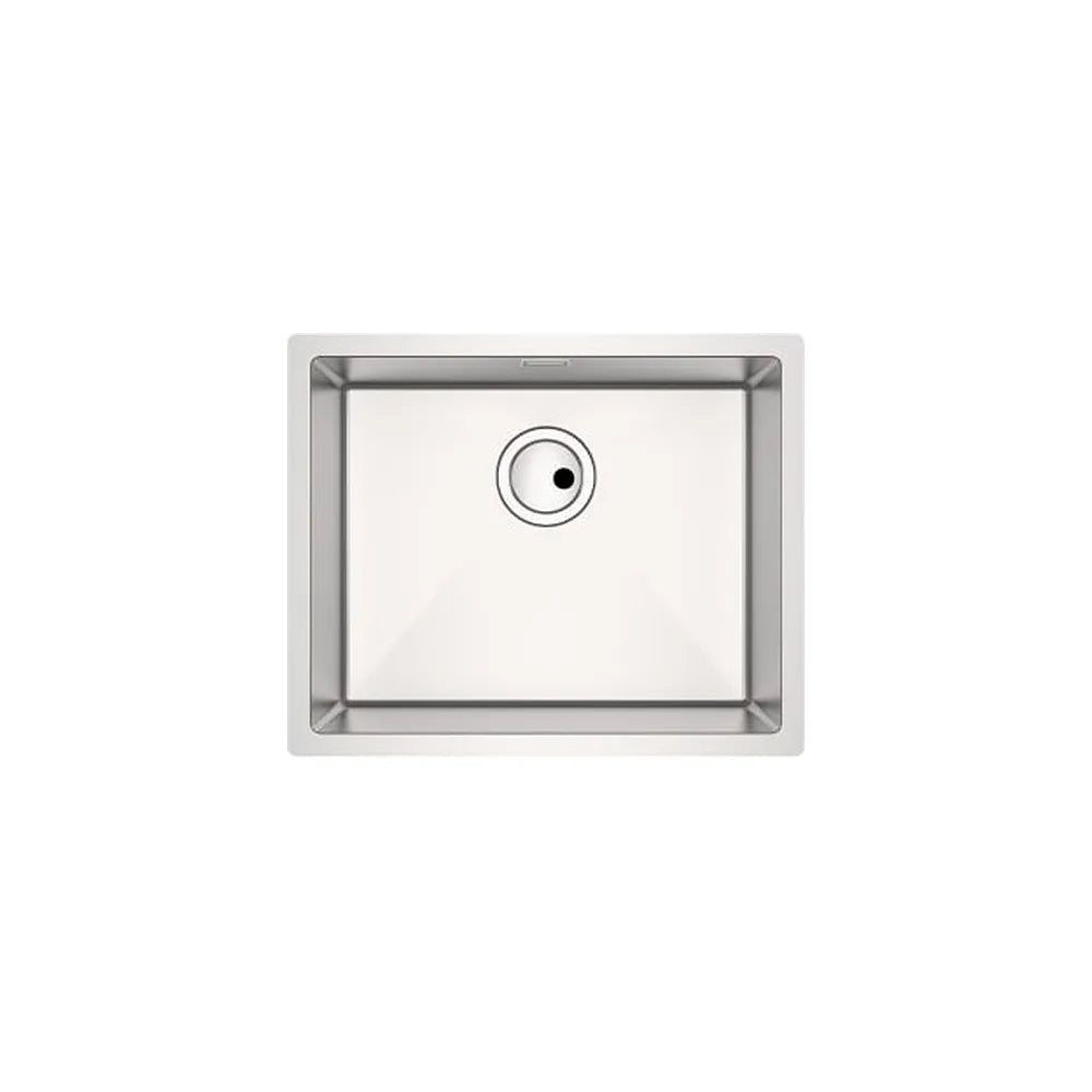 Fregadero de 1 Cubeta Acero Inoxidable con Escurridor Reversible 50x40x20cm Roca - Vista 1