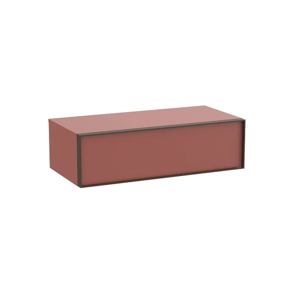 Mueble Auxiliar Suspendido 1 Cajón 98 5x28 Cm Color Terracota 5x48 cm Colección Inspira Roca - Vista 1