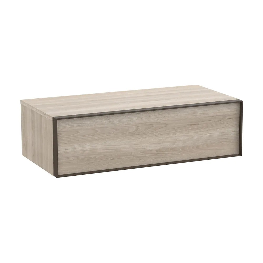 Mueble Auxiliar Suspendido de 1 Cajón Pino 98x48x28cm Colección Inspira Blanco Roca - Vista 2