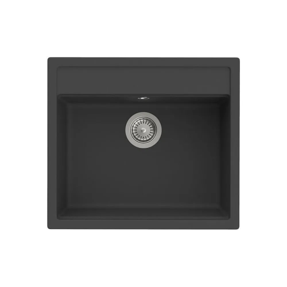 Fregadero de 1 Cubeta Quarzex con Orificio Insinuado para Grifería 51x36x18cm Roca - Vista 1