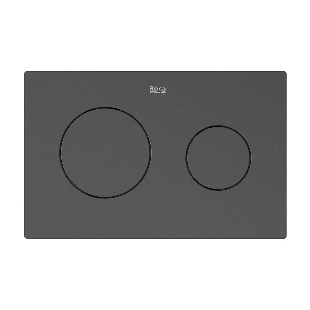 Placa de accionamiento con descarga dual 25 4x1 64x1 cm negro titanio cepillado Roca - Vista 2