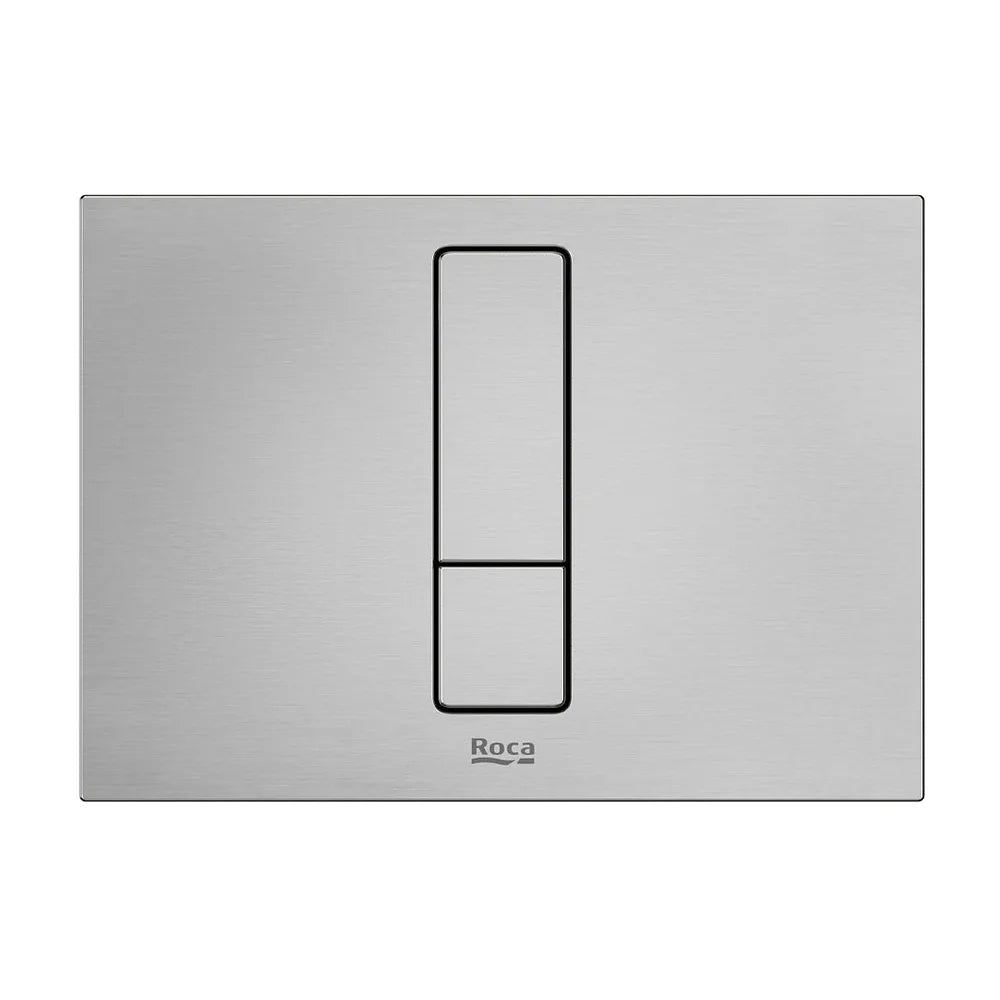Placa de accionamiento con descarga dual acero inoxidable 20 2x6x14 5 cm Roca - Vista 2