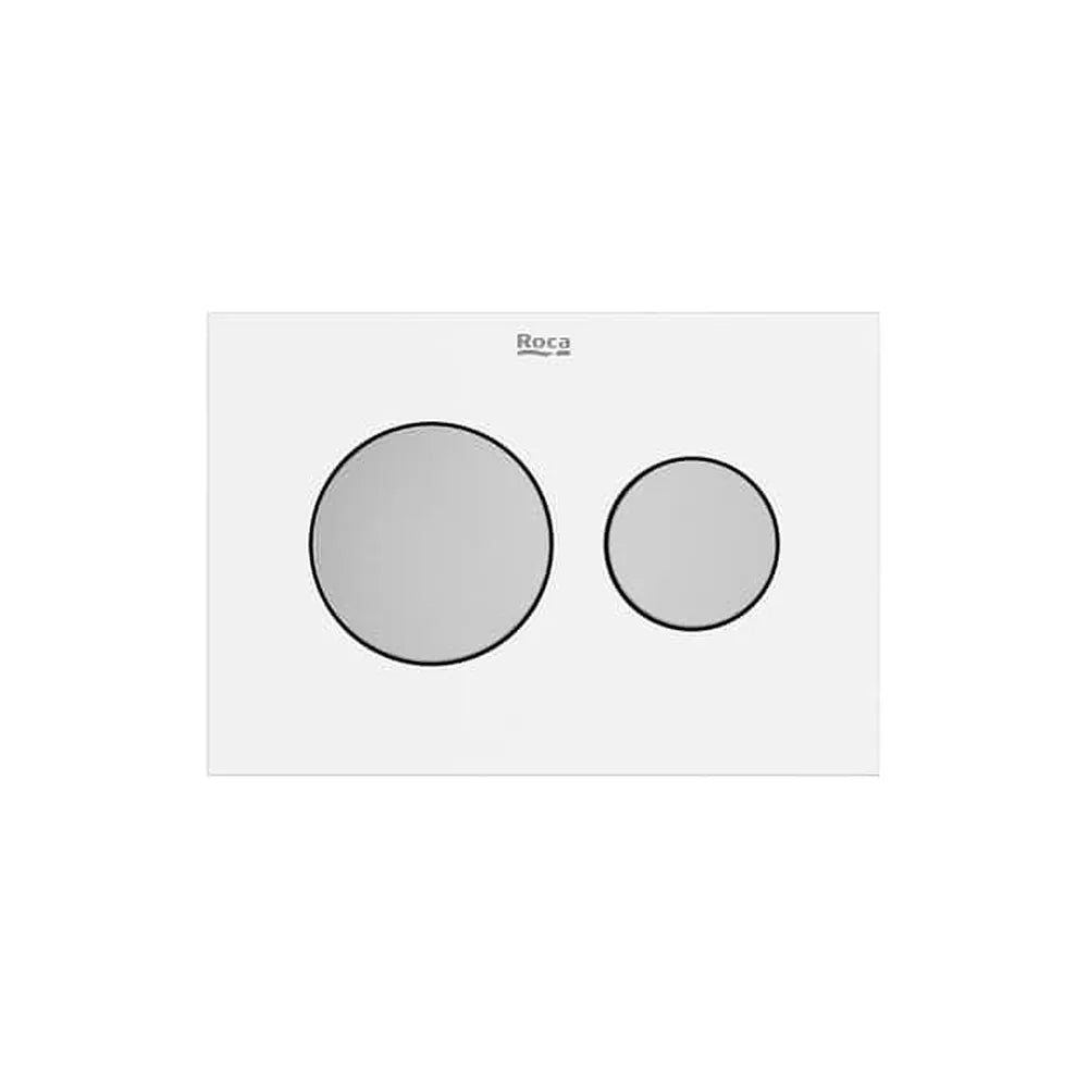 Pulsador doble para cisterna empotrada acero inoxidable 189x3x130 mm Roca - Vista 1