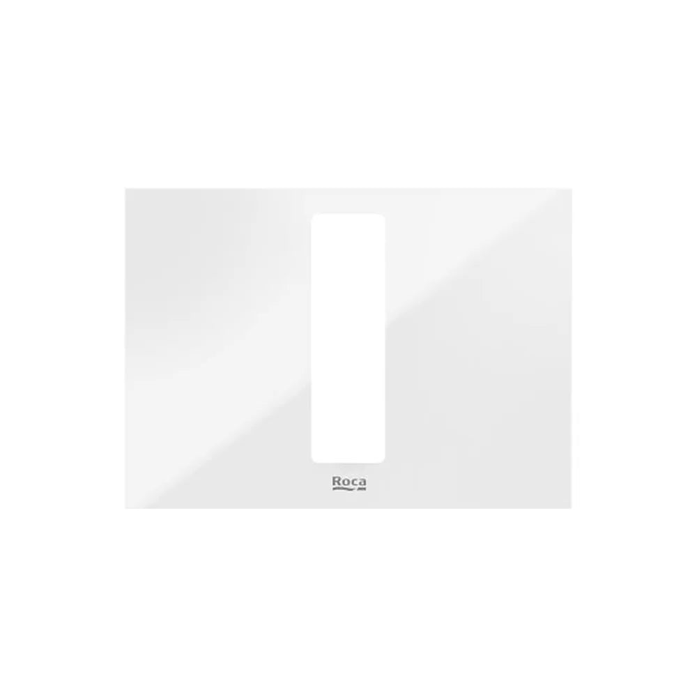 Panel frontal para pulsadores PS4 blanco cristal 20 2x14 5 cm Roca - Vista 1