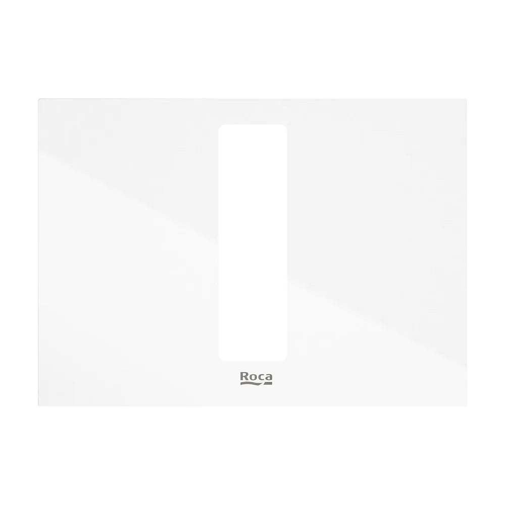 Panel frontal blanco para pulsadores dobles PS4 20x14 cm Roca - Vista 2
