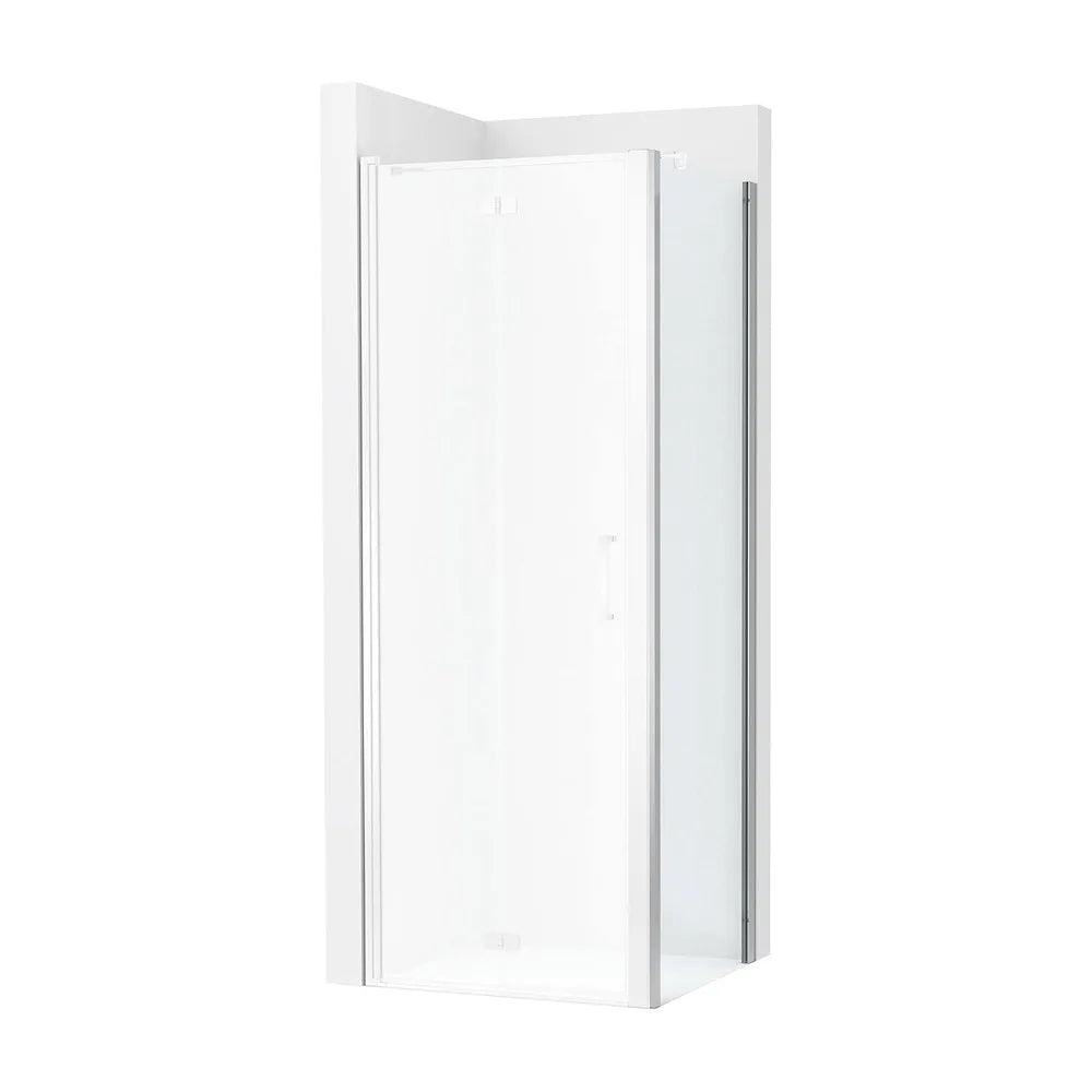 Lateral fijo de ducha 70x200 cm cristal transparente perfil plata brillo Roca - Vista 2