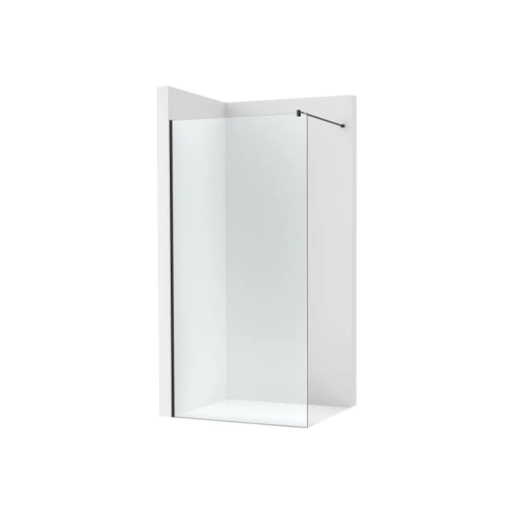 Hoja fija ducha cristal transparente perfil plata brillo 100x200 cm Roca - Vista 1