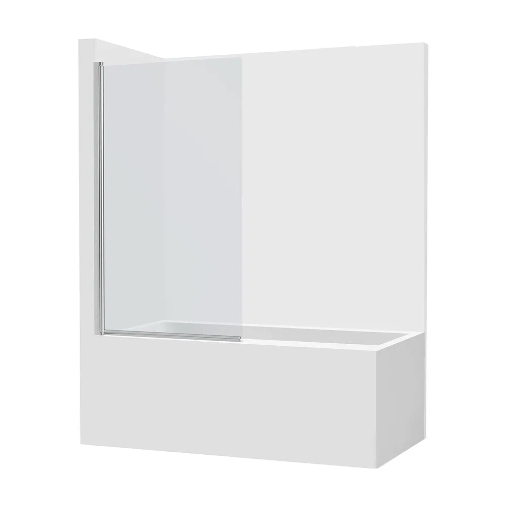 Hoja batiente para bañera cristal transparente perfil plata brillo 85x150 cm Roca - Vista 2