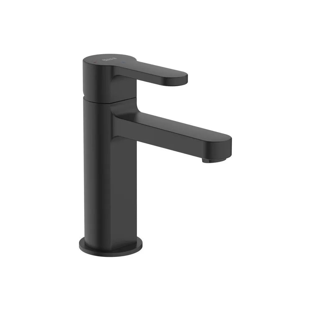 Grifería monomando para lavabo cuerpo liso apertura agua fría negro mate Roca - Vista 1