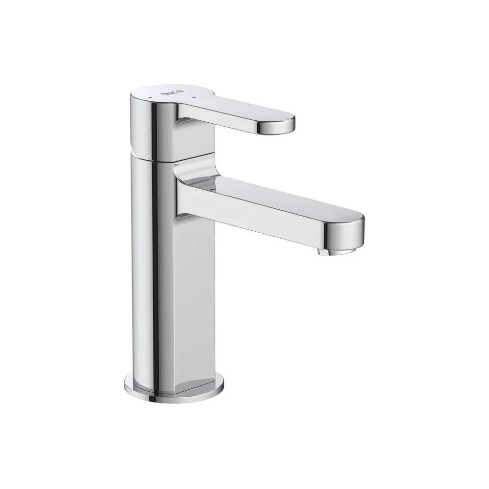 Grifería Monomando para Lavabo Cuerpo Liso Apertura Agua Fría Cromado Roca - Vista 1