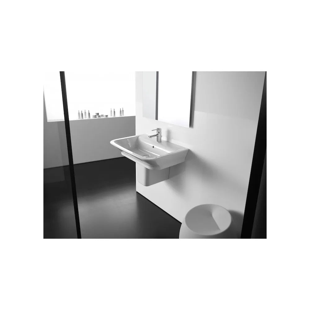 Lavabo con Semipedestal The Gap 65 cm Blanco Roca - Vista 3