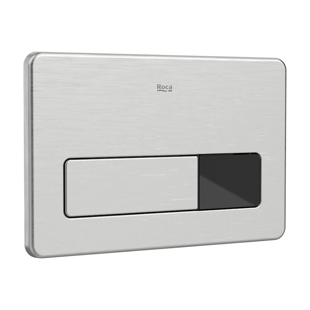 Placa electrónica para cisterna de doble descarga fabricada en acero inoxidable PL3-E Dual One Roca - Vista 1