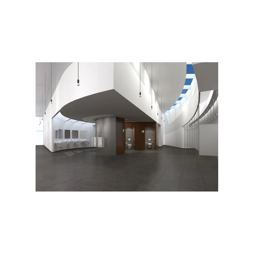 Urinario de alimentación posterior de 49 cm fabricado en porcelana de color blanco Site Roca - Vista 2