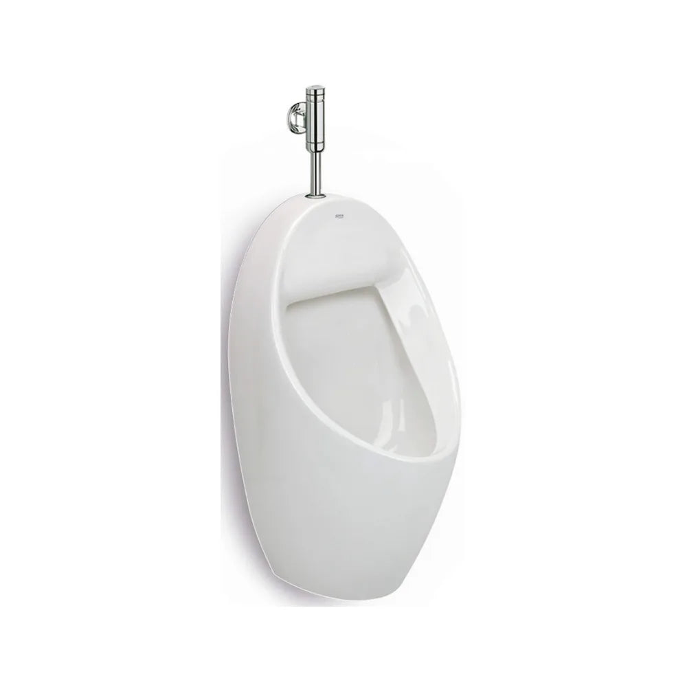 Urinario con entrada superior de 42,5 cm fabricado en porcelana de color blanco Euret Roca - Vista 1