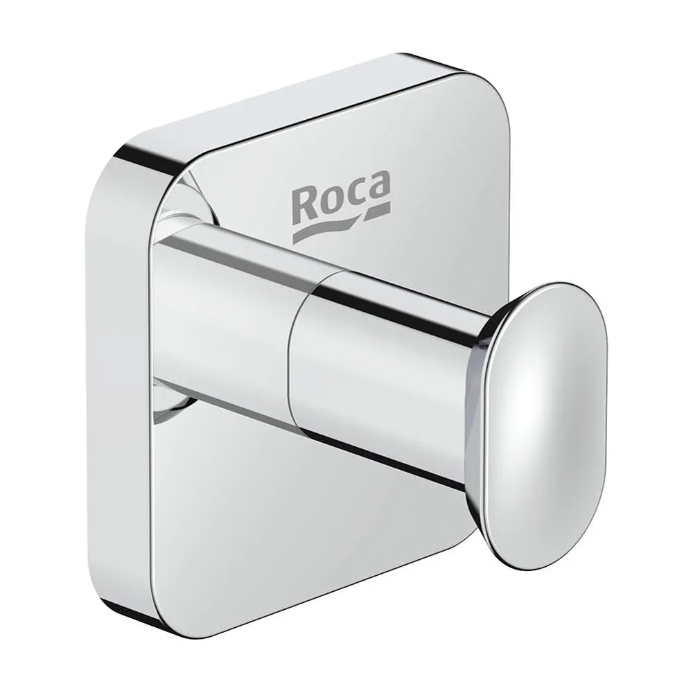 Percha para instalación suspendida de 52 mm fabricada en metal con acabado brilloso Victoria Roca - Vista 1