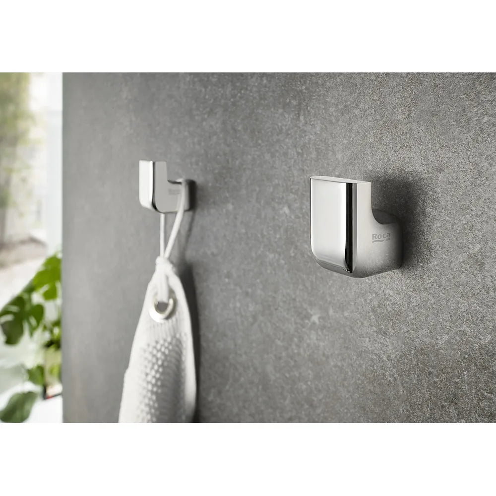 Percha para instalación suspendida a mural de 3,6 cm fabricada en metal Tempo Roca - Vista 2