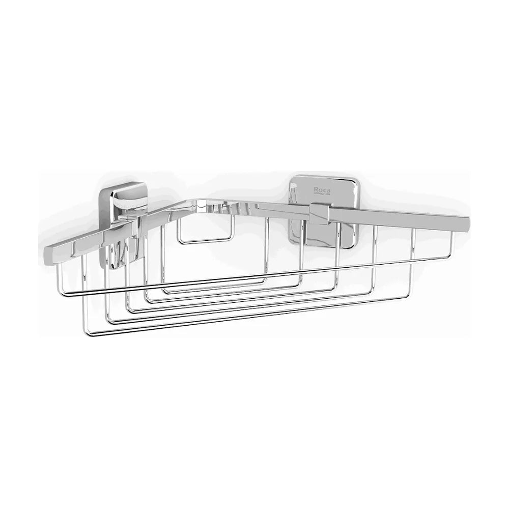 Contenedor para rincón de 20 cm fabricado en metal con acabado brillante Victoria Roca - Vista 1