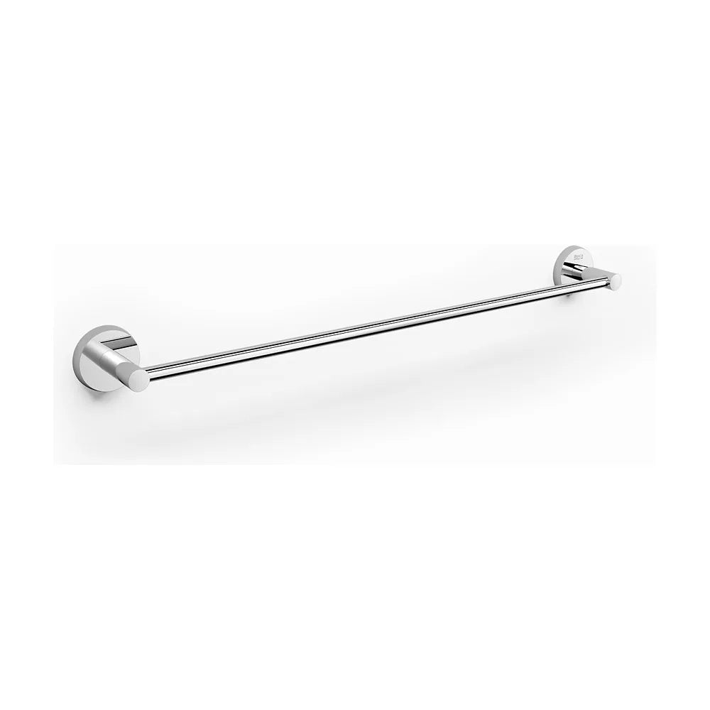 Toallero de lavabo de 60 cm fabricado en metal con un acabado brilloso Twin Roca - Vista 1