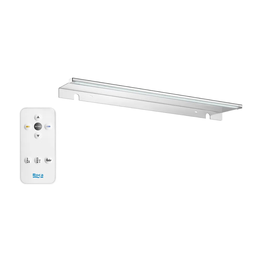 Aplique LED para espejo de 50 cm fabricado en metal con acabado brillante Smartlight Roca - Vista 1