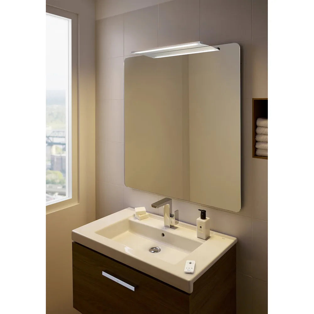 Aplique LED para espejo de 28 cm fabricado en metal con acabado brillante Smartlight Roca - Vista 3